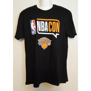 New York Knicks NBA CON Black T-Shirt Men's Large